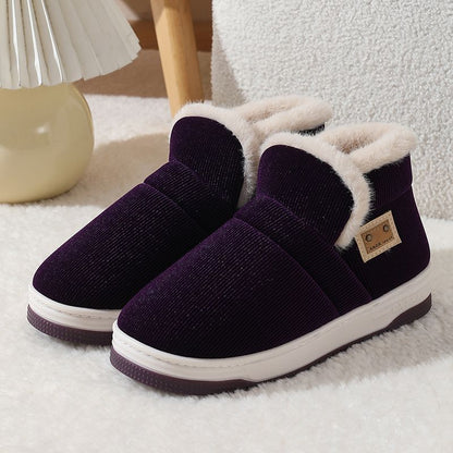 Chaussures Confort en velours et coton