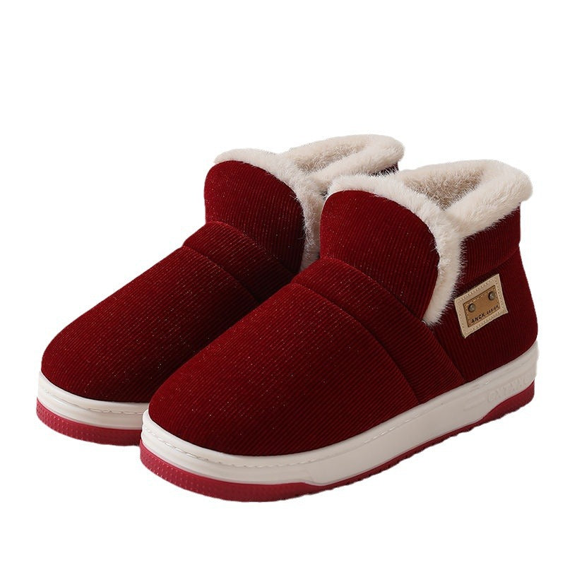 Chaussures Confort en velours et coton