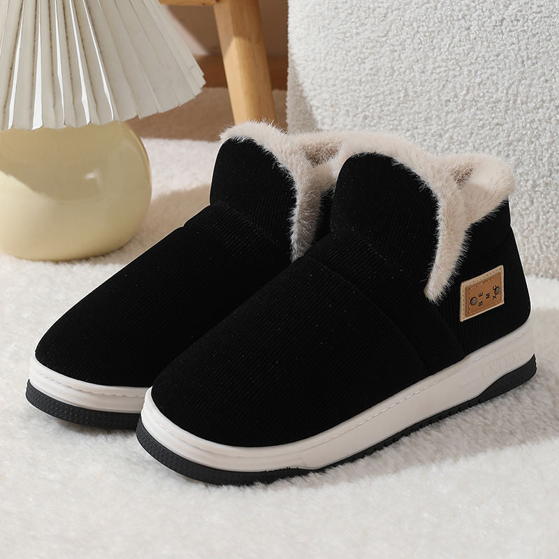 Chaussures Confort en velours et coton