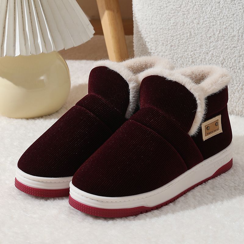 Chaussures Confort en velours et coton