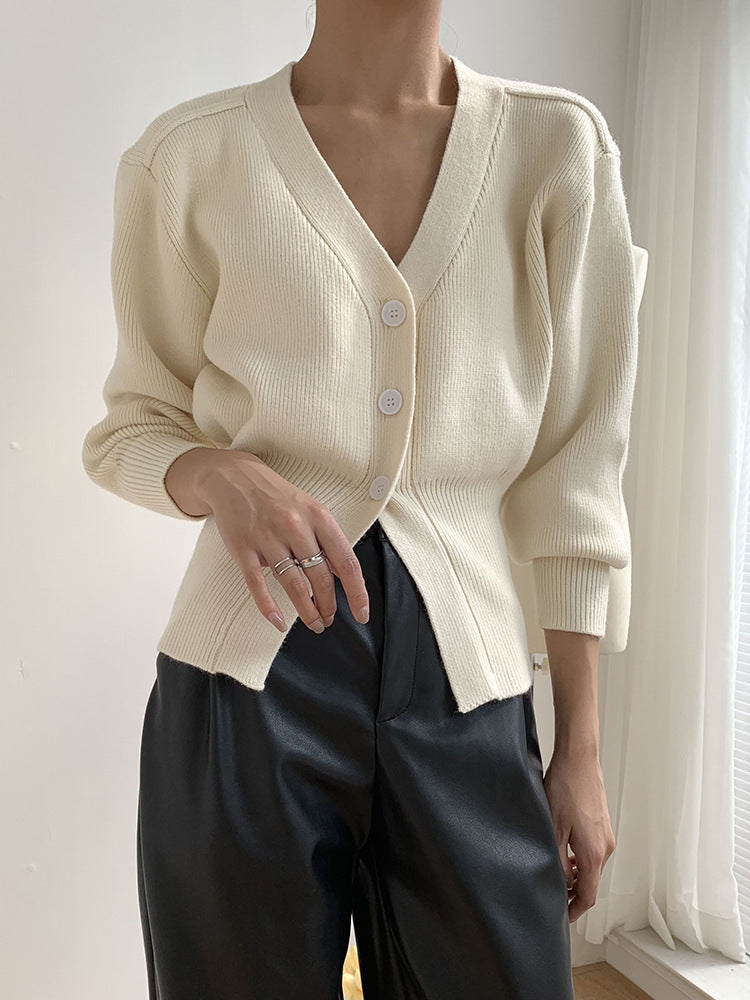 Cardigan Col V Décontractée