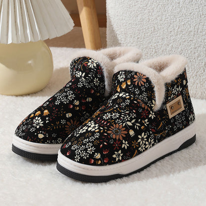 Chaussures Confort en velours et coton