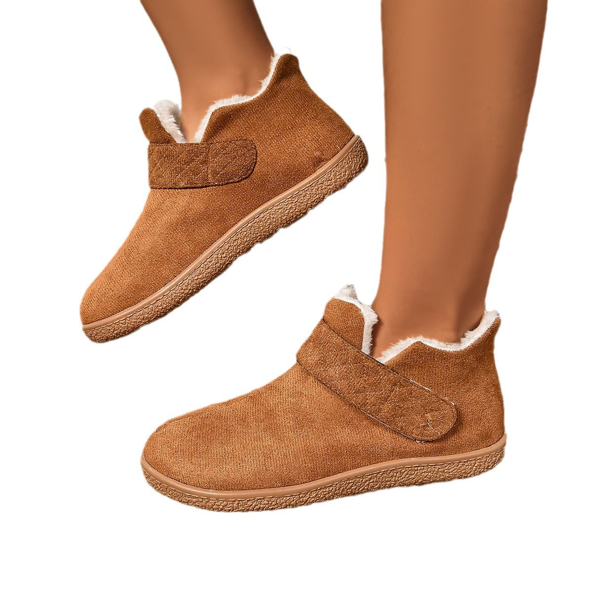 Bottes de neige en velours rembourré